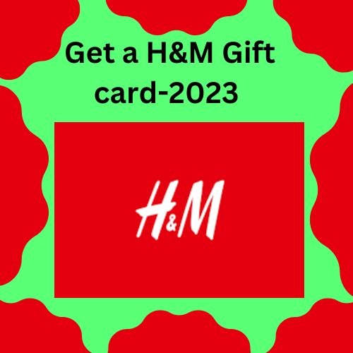 New a  H&M Gift card-2023